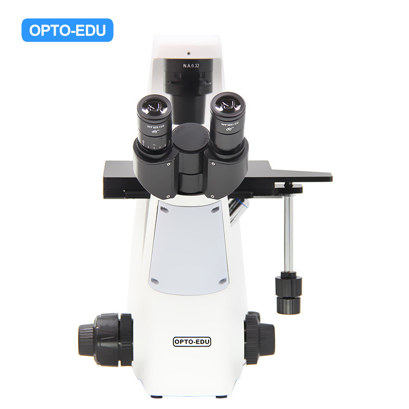 Opto Edu A14.2607 Inverted Scope Transmit Light Semi APO Binocular LED